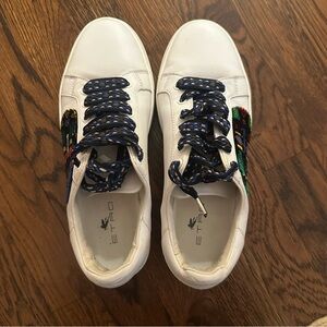 Etro Tribal Patch leather trainer sneaker size 39